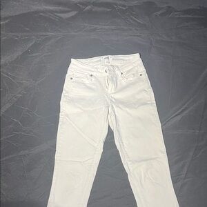 PAIGE Women's White Skinny Jeans